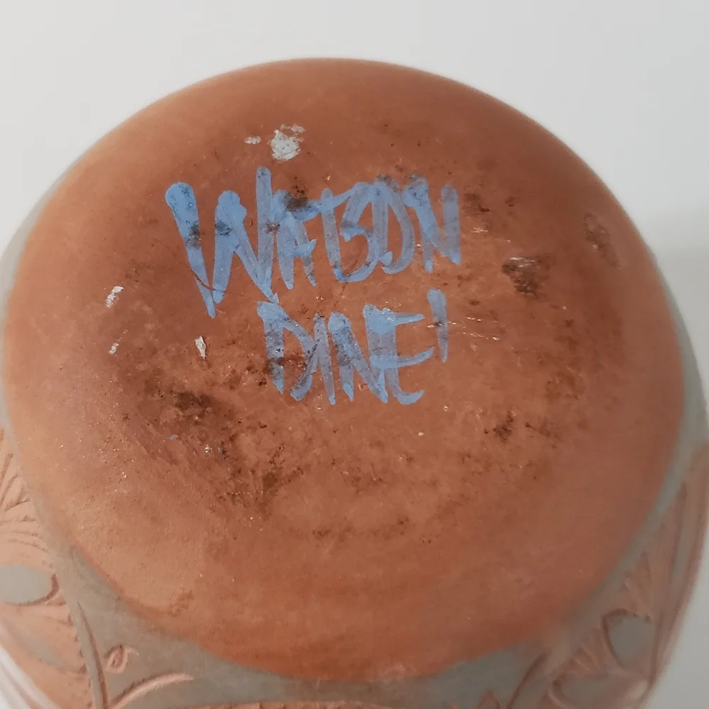 Pottery Vase Navajo? Signed Watson